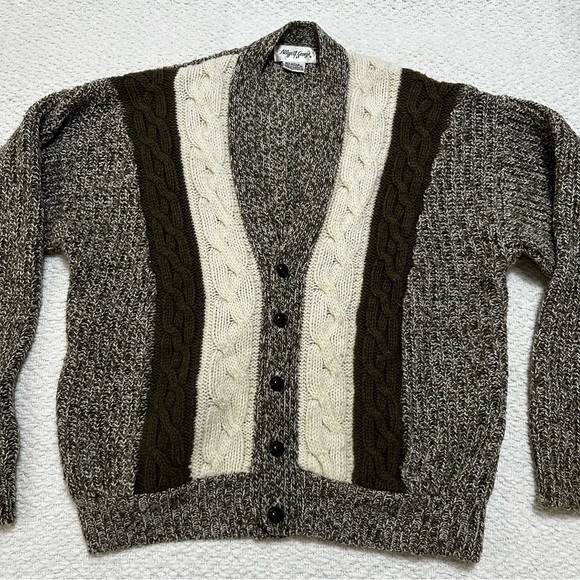 Vintage Allyn St. George Cardigan Sweater Size L - Picture 4 of 8